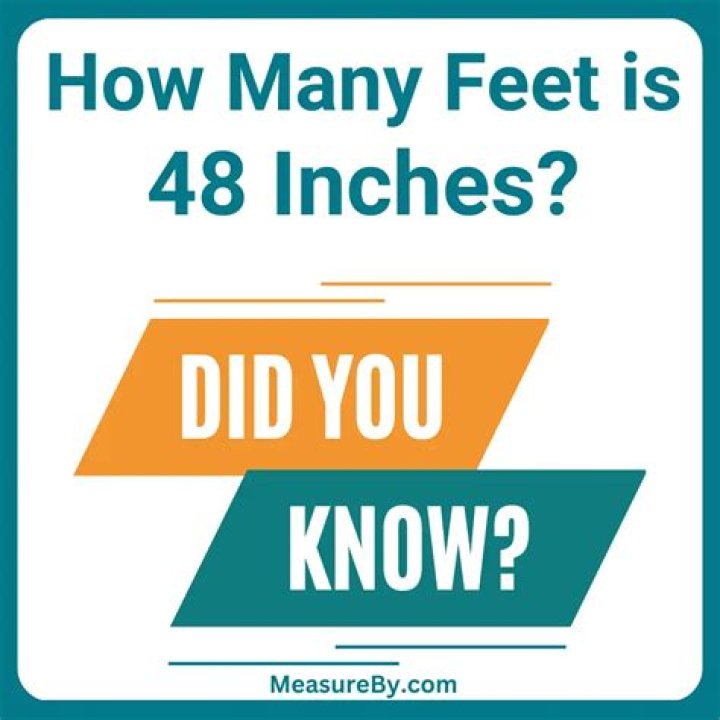 48 Inches How Many Feet: A Comprehensive Guide to Unit Conversion