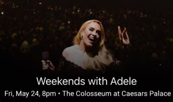 Adele at The Colosseum Theater at Caesars Palace: An Unforgettable Experience