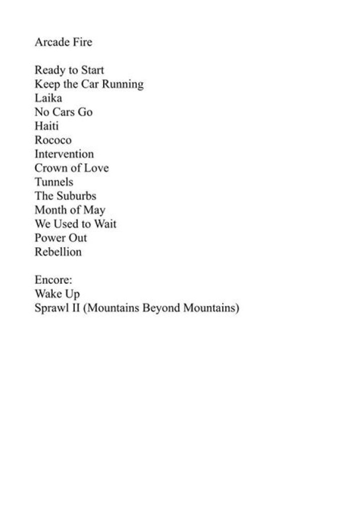 Arcade Fire 