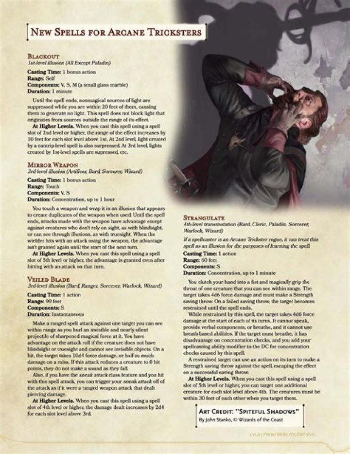 Arcane Trickster 5e: Mastering the Art of Deception and Magic