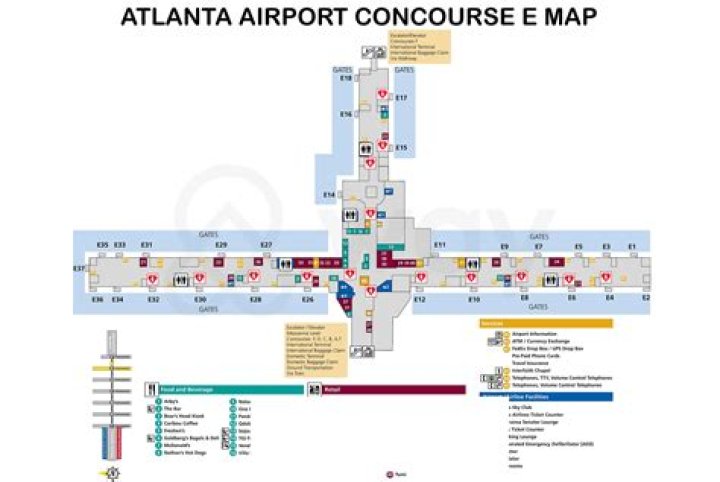 Atlanta Airport Map Gates: Your Ultimate Guide to Navigating Hartsfield-Jackson