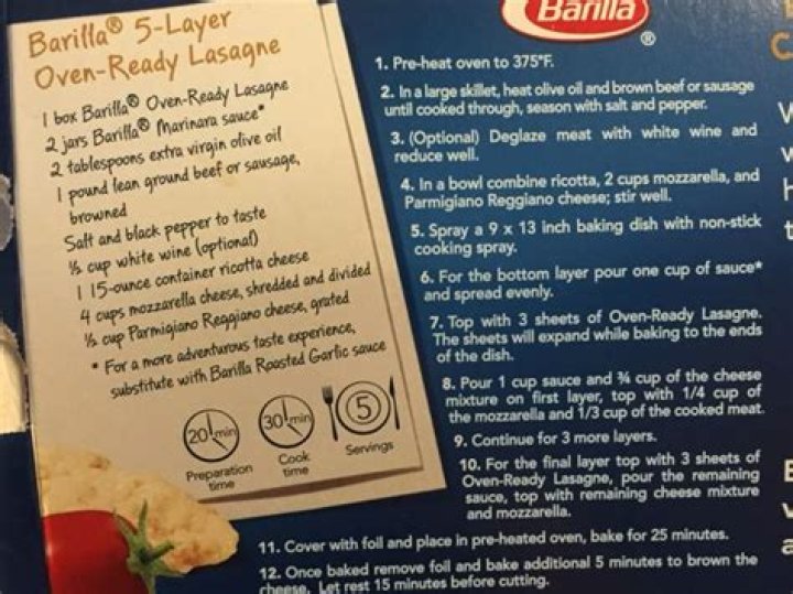 Delicious Barilla Lasagna Recipe from Box: A Step-by-Step Guide