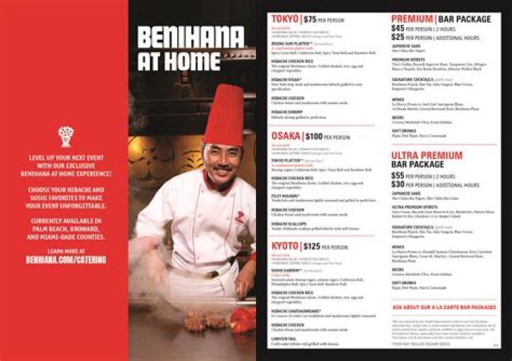 Benihana Miramar Menu: A Culinary Experience You Won&rsquo;t Forget