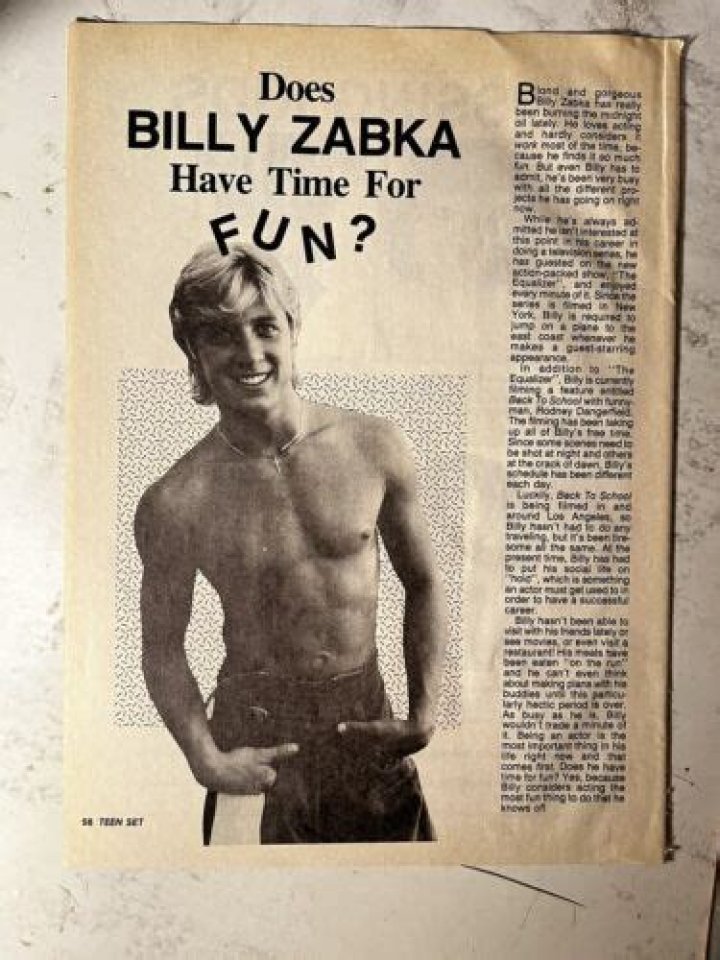 Billy Zabka: The Iconic 80s Actor Who Defined a Decade