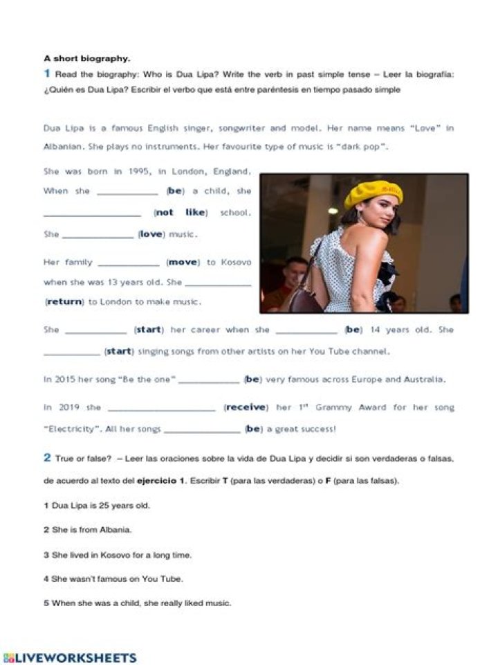 Discover the Inspiring Biography of Dua Lipa