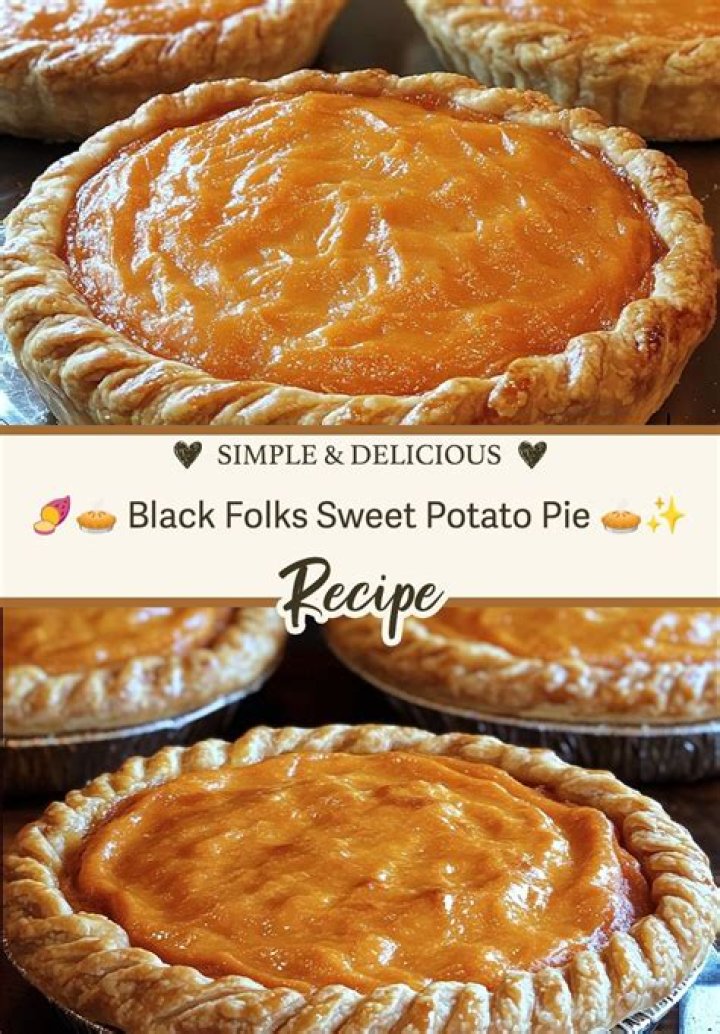 Delicious Black Folk Sweet Potato Pie Recipe: A Celebration of Flavor and Tradition