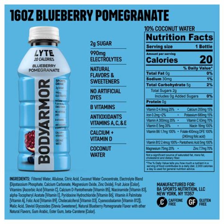 Body Armor Upper Drink Nutrition Facts: A Comprehensive Guide