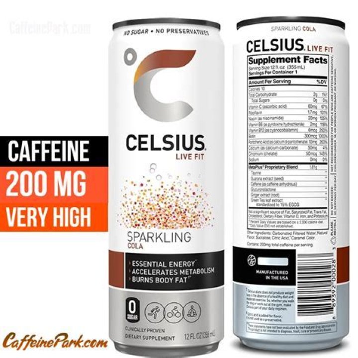 Celsius Live Fit: Understanding the Caffeine Amount and Its Impact on Your Health