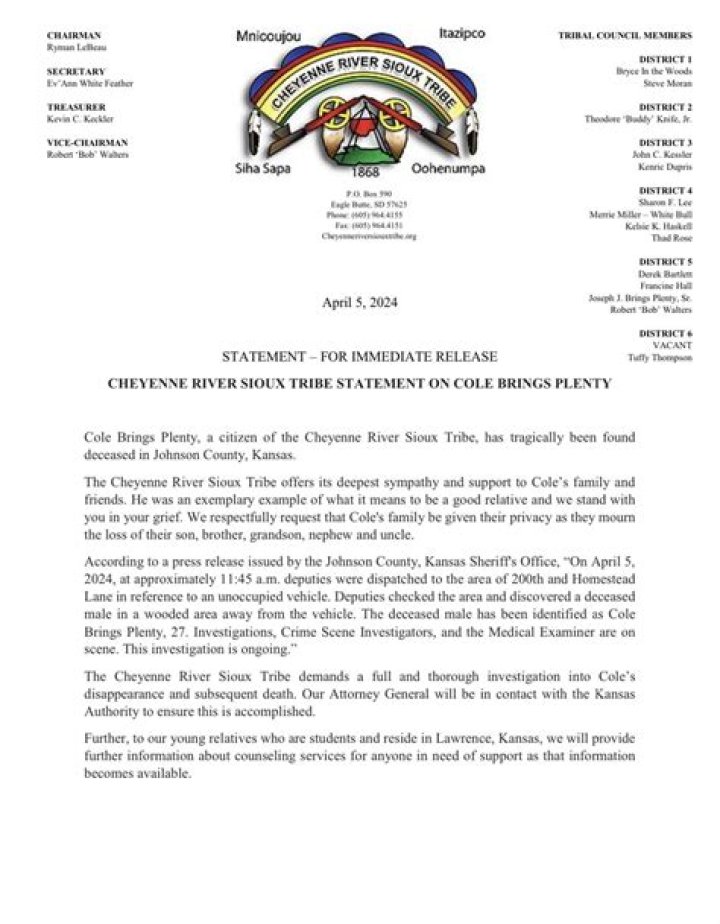 Cole Brings Plenty Autopsy Report: A Comprehensive Analysis