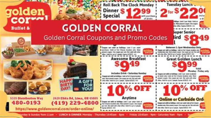 Coupons for Golden Corral Restaurant: Save Big on Your Favorite Buffet