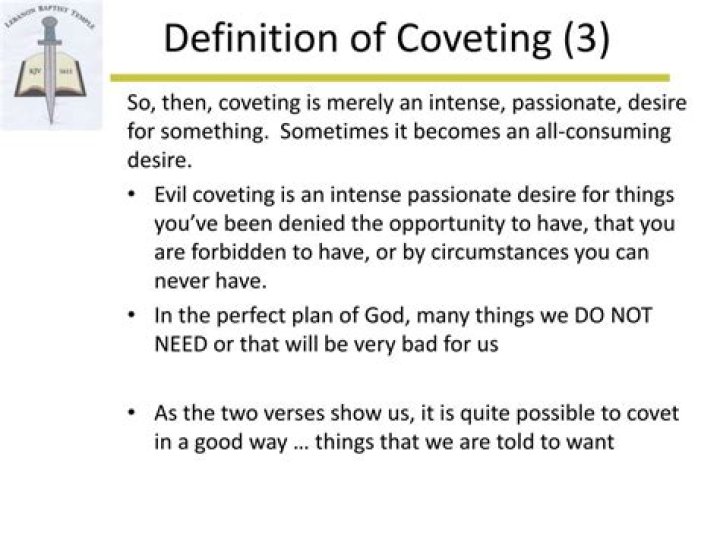 Covet Definition: Understanding the Meaning and Implications
