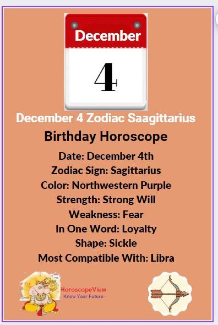 December 4th Horoscope: Unveiling Cosmic Insights for Your Zodiac Sign