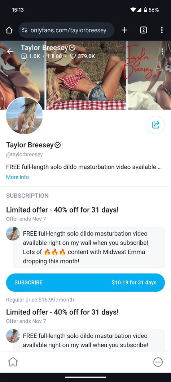 Discovering Taylor Breesey: A Rising Star