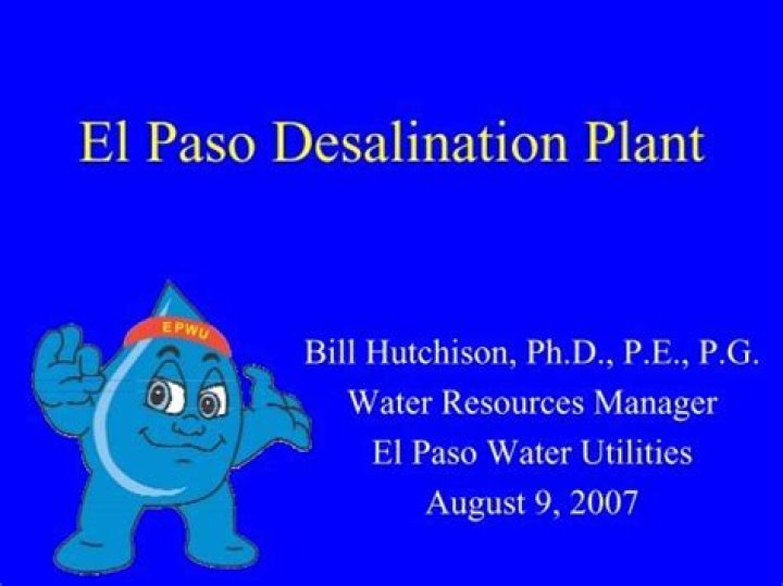 El Paso Desalination: The Future of Water Sustainability