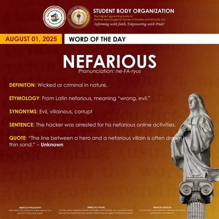 Unveiling the Dark Depths: The Etymology of Nefarious