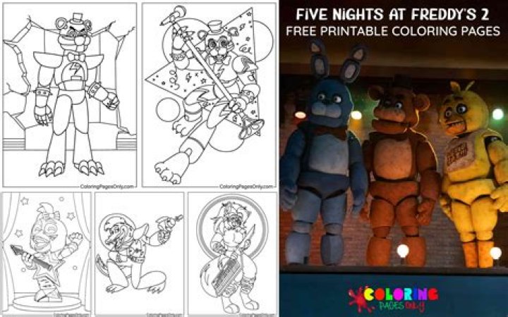 Explore the World of 5 Nights at Freddy's Coloring Pages: Fun, Creativity, and More