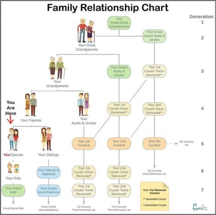 Familial Relationships Chart: A Comprehensive Guide to Understanding Family Connections