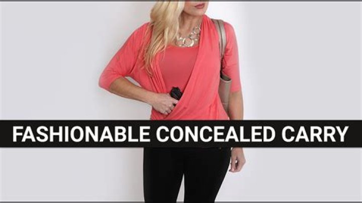 Fashionable Concealed Carry Clothing: Stay Stylish and Safe