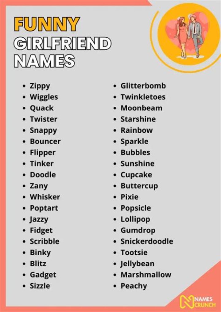 50 Funny Names for Girlfriend That Will Make Her Smile