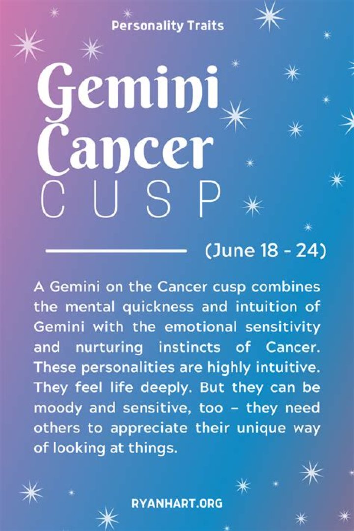 Gemini Cancer Cusp Personality: A Deep Dive Into This Unique Zodiac Blend