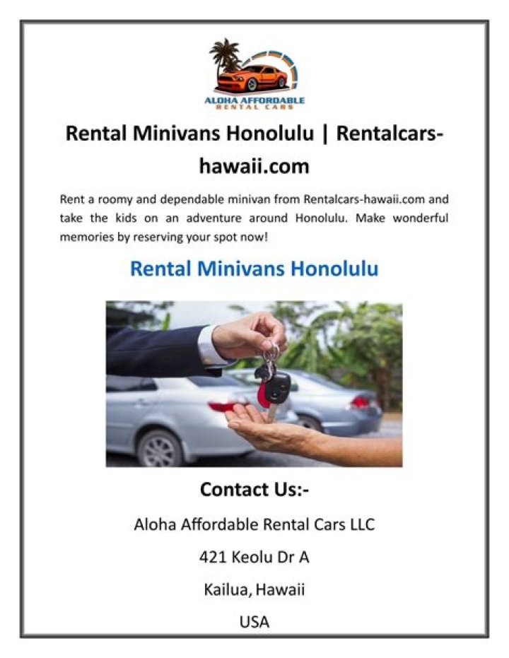 Honolulu Rental Cars: Your Ultimate Guide to Exploring Paradise