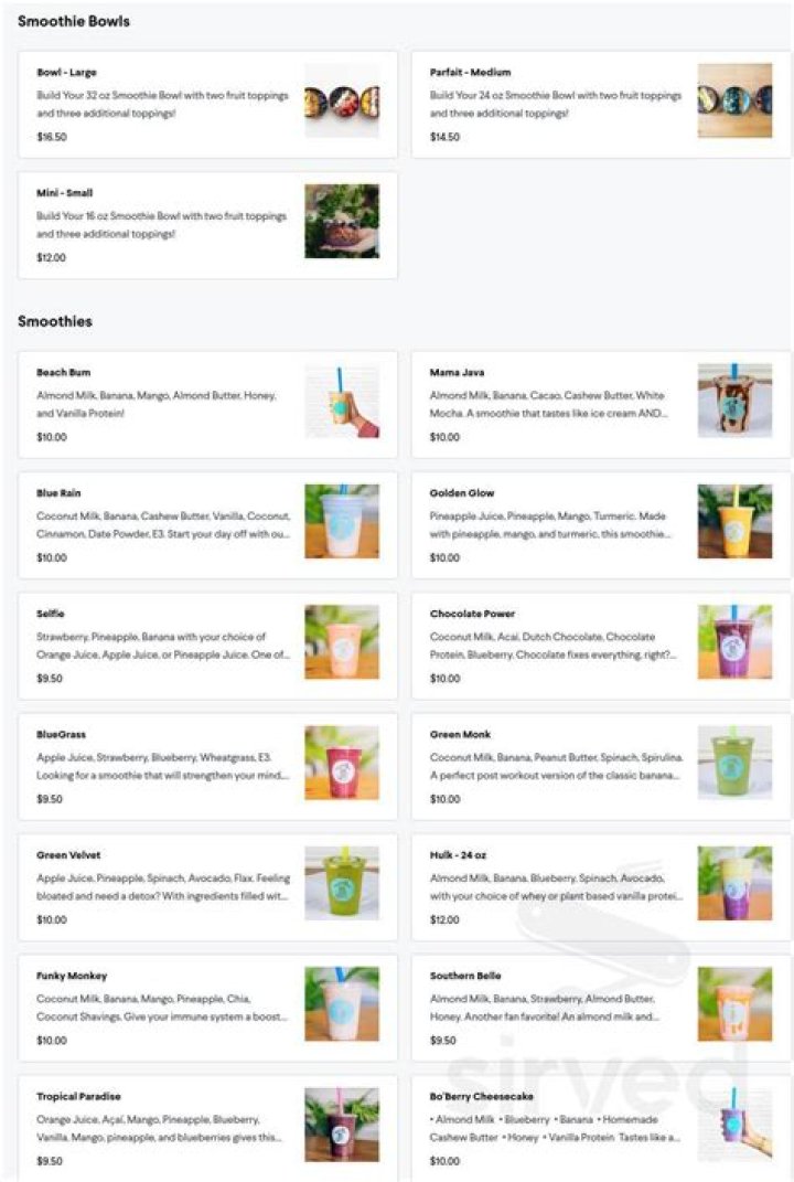 Java Juice House Menu: A Comprehensive Guide to Healthy Drinks and Snacks