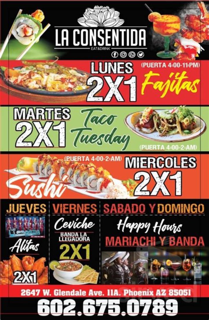 La Consentida Eat & Drink Menu: A Complete Guide to Delicious Mexican Cuisine