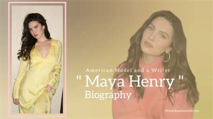Maya Henry Biography: Unveiling the Remarkable Journey of a Rising Star