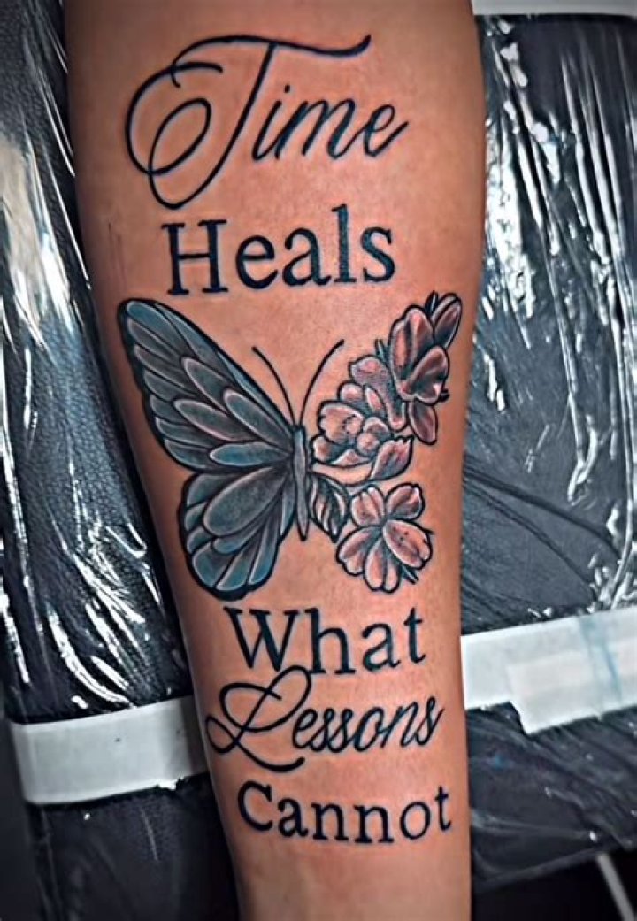 Meaningful Time Heals Tattoo: A Journey of Healing Through Ink