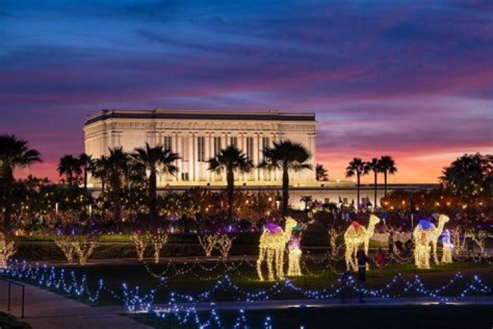 Mormon Temple Christmas Lights Mesa Arizona: A Magical Holiday Experience
