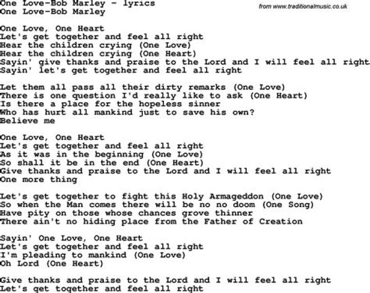 One Love Lyrics Bob Marley: A Journey Through Unity, Hope, and Legacy