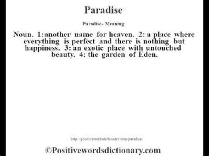 What is Paradise Definition? Exploring the Concept and Its Meaning