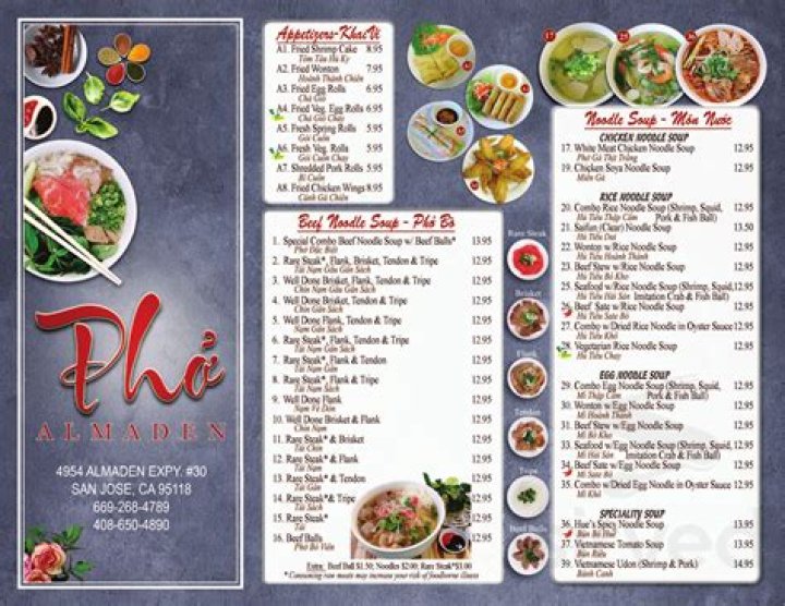 Exploring the Delights of Pho Almaden Menu: A Comprehensive Guide