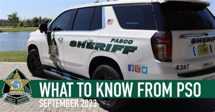 Phone Number for Pasco County Sheriff's Department: A Comprehensive Guide