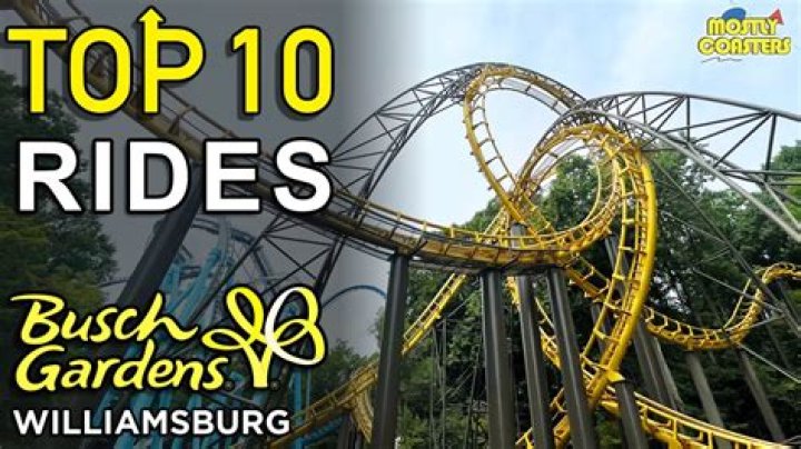 Thrilling Rides at Busch Gardens in Williamsburg: Your Ultimate Adventure Guide