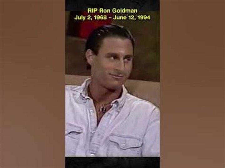 Ron Goldman Net Worth: A Detailed Look at the Legacy and Wealth