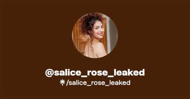 Salice Rose Nudes Leaked: Facts, Truths, and What You Need to Know