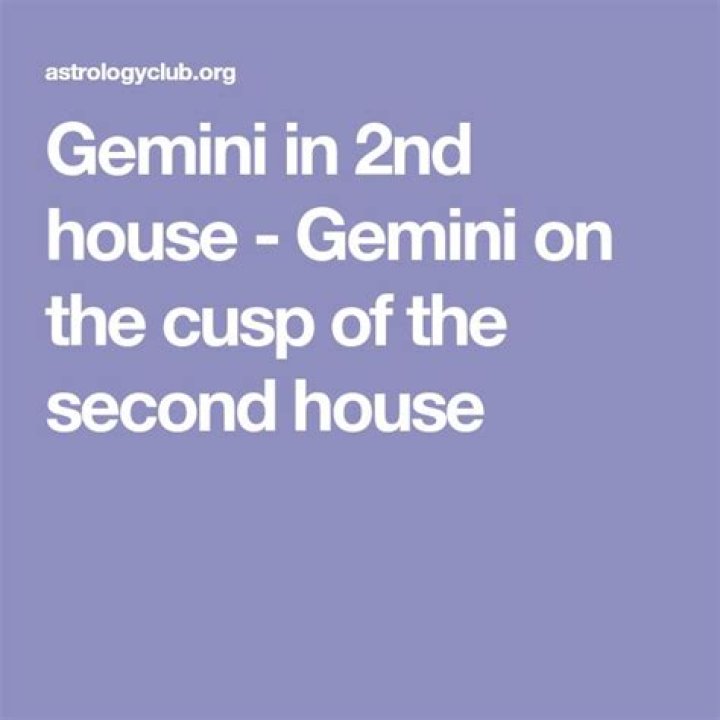 Unlocking the Secrets of Second House Gemini: A Comprehensive Guide
