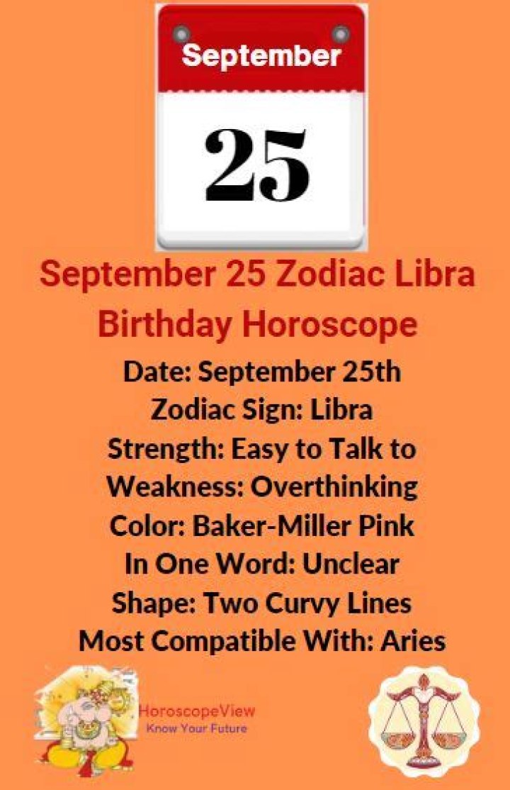 September 25 Zodiac: Discover the Unique Traits of Libra and Virgo Cusp