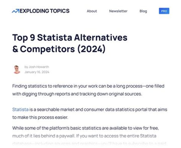Top Statista Alternatives: Comprehensive Guide to Data and Market Research Tools