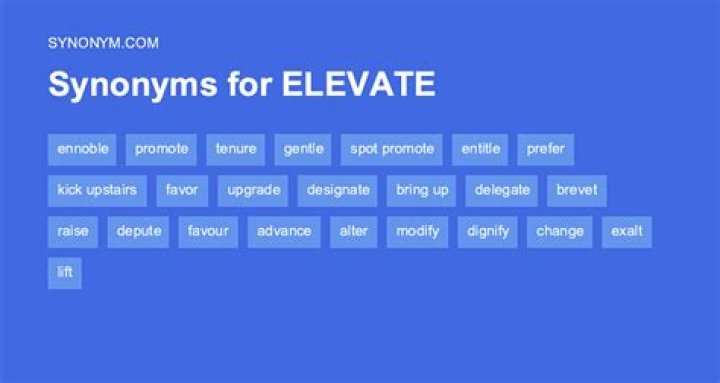Synonyms for Elevate: Enhancing Your Vocabulary and Understanding