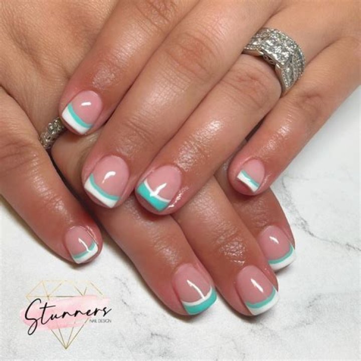 Teal Tip Nails: A Trendy and Timeless Nail Art That Elevates Your Style