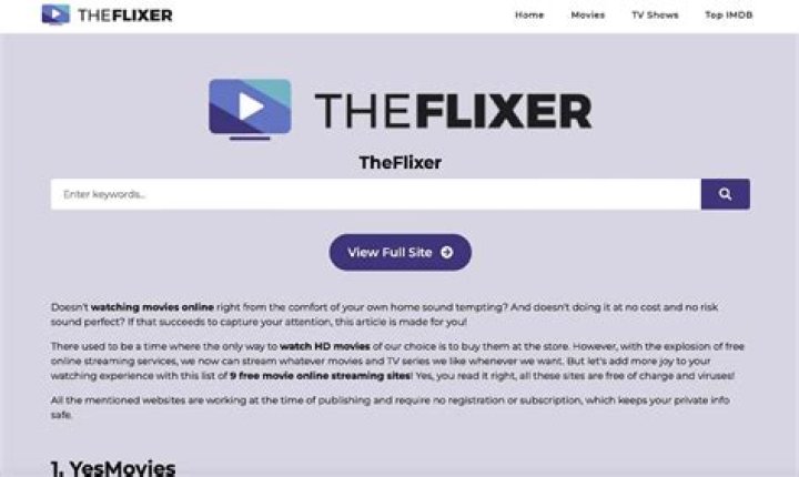 The Flixer: Your Ultimate Destination for Streaming Movies
