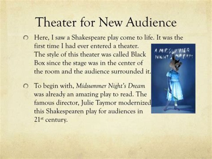 Theater for New Audience: Bridging the Gap Between Tradition and Modernity