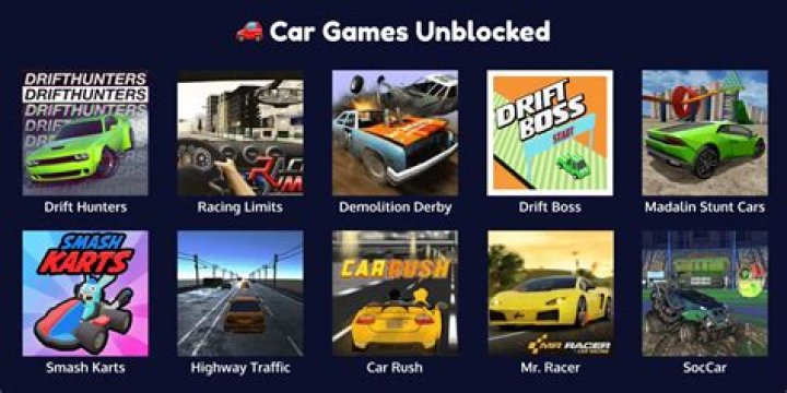 Top Car Games Unblocked: Play Anytime, Anywhere