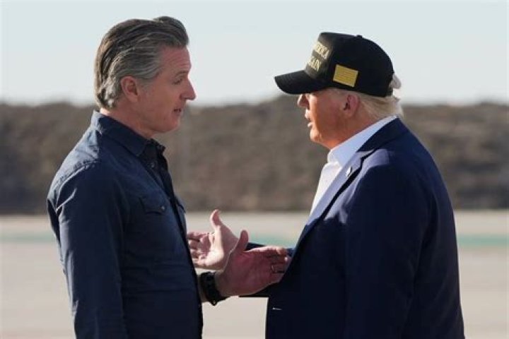 Trump Newsom Photo: The Political Rivalry Through the Lens