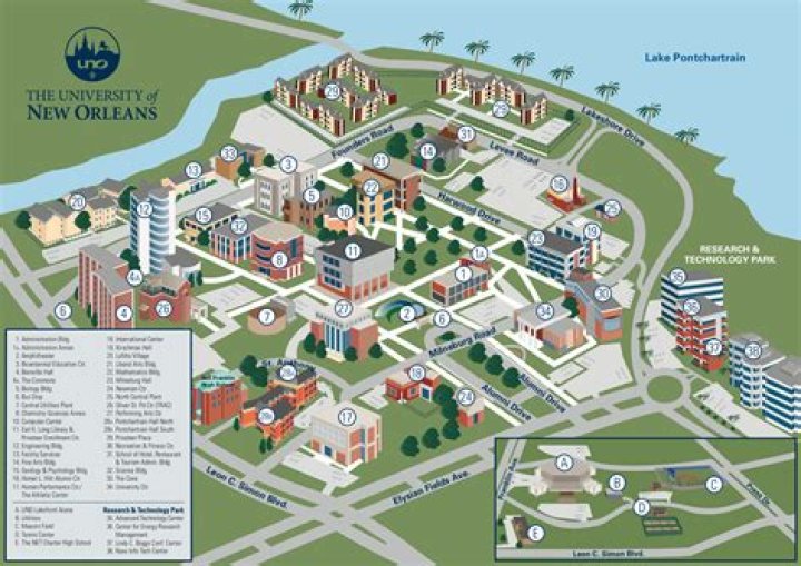 Uno New Orleans Campus Map: A Comprehensive Guide to Navigating the University