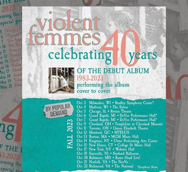 Violent Femmes Concert Dates: Your Ultimate Guide to Upcoming Shows