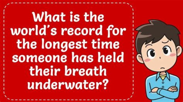 World Record for Holding Breath the Longest: Unveiling the Secrets of Human Endurance